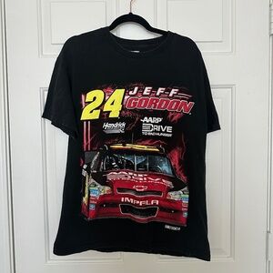 Jeff Gordon #24 Nascar Racing Black T-shirt - Men's L